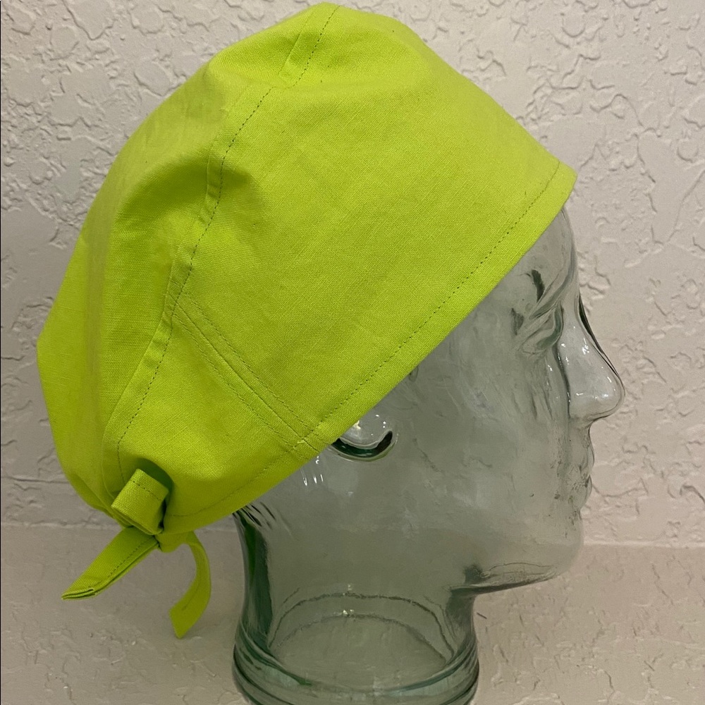 Unisex neon scrub cap cover